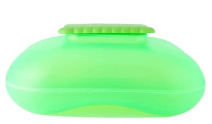 Alessi Mary Biscuit 90er Vintage Plätzchen Resin Kunststoff neongrün Box - Bild 1 von 6