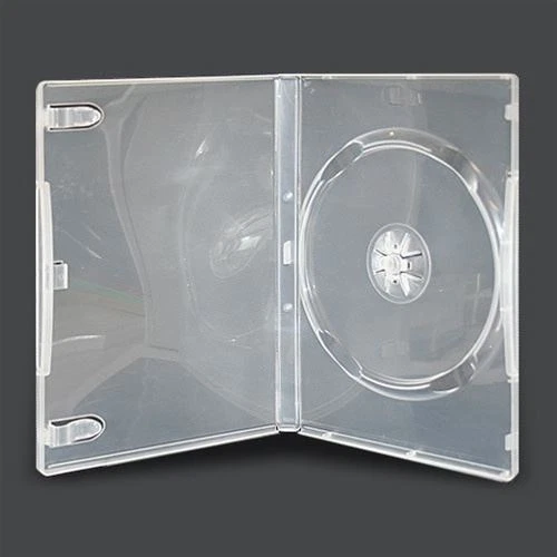 25 x Single Clear Slim 14mm DVD, CD, BLU RAY Cases Holds for 1 Disc with Spine - Image 1 of 1