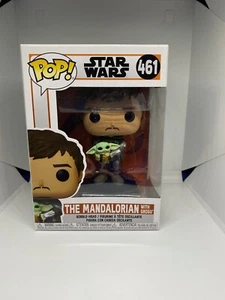 Funko POP! The Mandalorian Baby Yoda #461 Star Wars JUNE - Picture 1 of 12
