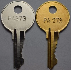 *NEW* Wurlitzer PA273 FRONT Door Key For Models P12, 30, 35, 400, 312 & 412 - Picture 1 of 2