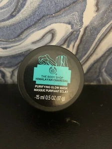 The Body Shop Himalayan Charcoal Purifying Glow Mask. 15ml New. Facial Mask. - Picture 1 of 2