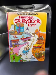 Vtg Funniest Storybook Ever by Richard Scarry 1st Edition 1972 Oversized HC READ - Picture 1 of 23