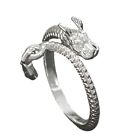 Zodiac Dragon Rings Silver/gold Color Rings For Women Girls Adjustable Rings