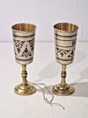 2 vasos de licor marcados plata 875 Imperial ruso decorados con tula neillo Foto 1 de 4