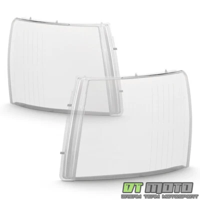 [Extra Transparente + Resistente] Cubierta de Lámpara de Repuesto de Lente de Faro Chevy Silverado Foto 1 de 4