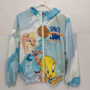 Giacca a vento con cappuccio solo membri Lola Bunny Space Jam Looney Tunes Small - Foto 1 di 20