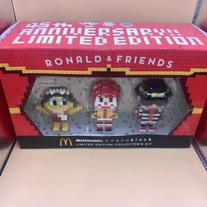 McDonald's x Nanoblock Collaboration 45th Anniversary Limited Ronald and Friends - Bild 1 von 4