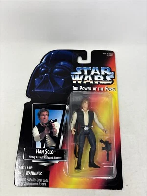 Star Wars Power Of The Force Han Solo 3.75 Inch Action Figure 1995 Hasbro Kenner - Image 1 of 4