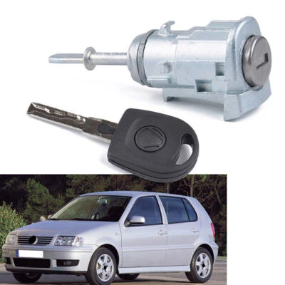 Kit de cilindro de bloqueo de puerta lado del conductor delantero para coche Volkswagen Golf Jetta 1997-2006 Foto 1 de 4