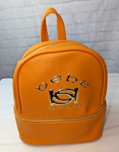 Bebe Kayla Medium Backpack Bag Apricot w Gold Accents NWT MSRP $109.00 - Picture 1 of 13