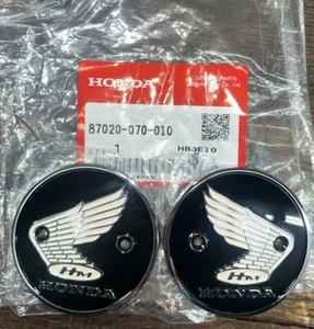 Honda Gas Fuel Tank Emblems Left & Right NOS cb95 ca95 s90 cl90 ca200 cb160 ca77 - Picture 1 of 1