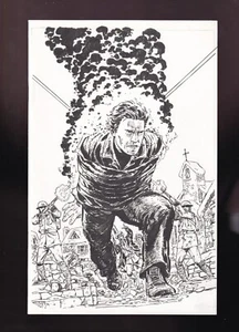 Angel Blood & Trenches 2 2006 John Byrne B&W variante de incentivo minorista - Imagen 1 de 2