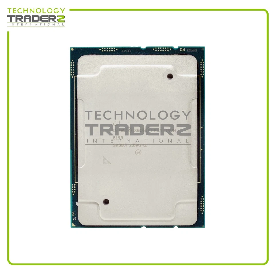 SR3BA Intel Xeon Platinum 8153 16 Core 2.00GHz 22MB 125W LGA3647 Processor - Image 1 of 1