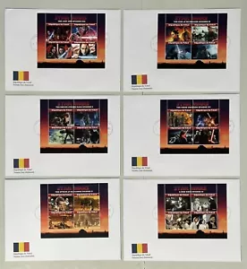 CHAD 2020 Star Wars (6 Different FDC) Episode ll, lV, V, Vll, Vlll & lX - Picture 1 of 4