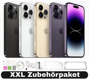 Apple iPhone 14 Pro - 128 256 512 GB - Gris espacial Dorado Plata Morado - XXL Set de inicio - Imagen 1 de 12