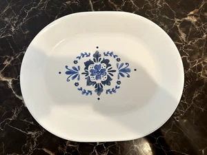 Corelle PORTOFINO SERVING PLATTER Entree Tray Plate Italian Coast Blue Tiles - Picture 1 of 3
