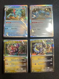 Pokemon Temporal Forces Vorabveröffentlichung Build Battle SVP 089 090 091 092 versiegeltes Set - Bild 1 von 2