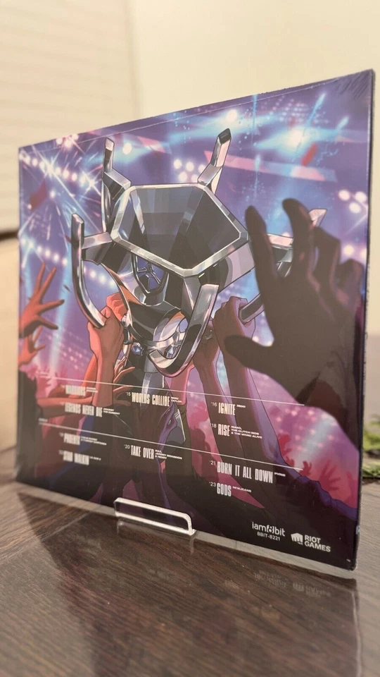 LEAGUE OF LEGENDS WORLDS ANTHEMS - Soundtrack, Ltd BLUE COLOR VINYL LP Sealed! - Image 1 of 2