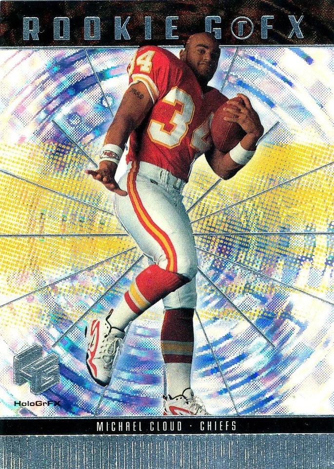 ROOKIE-GrFX  Mike Cloud RC CHIEFS PATRIOTS GIANTS Boston College - Image 1 of 1