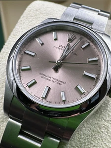 Rolex Oyster Perpetual 277200 Pink dial Oyster Bracelet with Silver Bezel - Picture 1 of 12