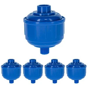 5 Disposable Mini Air Water Trap Filters, 1/4" Threads Fits Spray Guns Air Tools - Picture 1 of 4