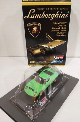 G.Space 1/72 Scale Green Lamborghini Miura P400 SV Diecast Model Car - Image 1 of 4