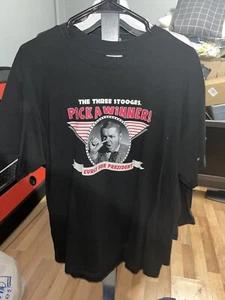 Vtg Three Stooges Movie Promo Curly shirt size Large - Picture 1 of 5