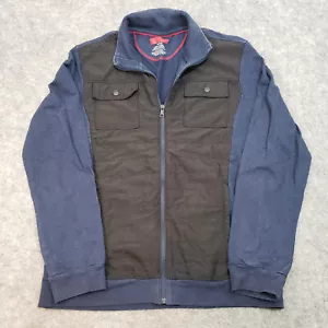 Alfani Slim Fit Jacket Mens Medium Blue & Black 4 Pockets - Picture 1 of 11