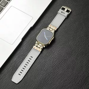 Sport Silicone Band Soft Strap for Apple Watch Ultra 49mm 9 8 7 6 5 4 42/44/45mm - Picture 1 of 21