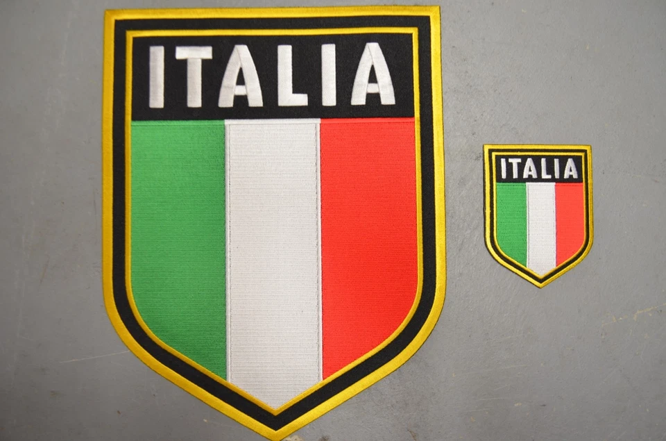 选择:意大利队 意大利盾旗 Crest 曲棍球球衣 夹克布贴 奥运会 — 第 1/1 张图片