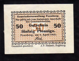 PENZBERG - GERMANY NOTGELD - 50  PFENNIG - Bild 1 von 2