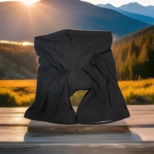 Trek Men Club Padded Cycling Short Size XL Gripper Legs Black Biking 9" Inseam - Imagen 1 de 8