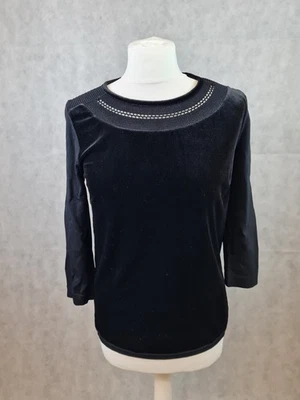 Laura Ashley Ladies Black Top Size 8 (UK) - Image 1 of 4