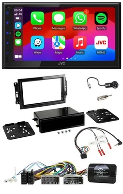 JVC Bluetooth 2DIN Lenkrad DAB USB Autoradio für Dodge Jeep - Bild 1 von 4
