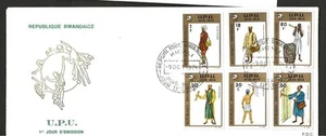 Ruanda 1974 UPU EN FDC ilustrado, - Imagen 1 de 1
