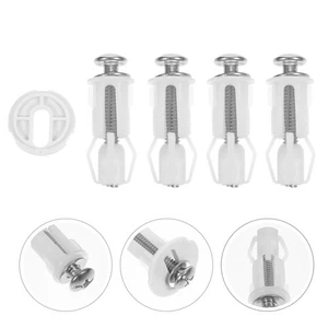 4 Pcs Expansion Screw Fixing Accessories Toilet Seat Replacement Kit Hardware - Bild 1 von 12
