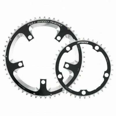 Chainring FSA Super Chainring Road Alloy 110x52t - Black (1 ring only) - Image 1 of 4