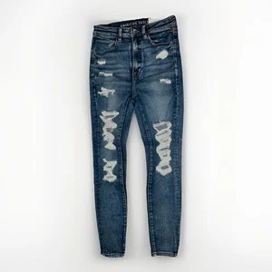 American Eagle Outfitters höchste Leibhöhe Jegging Größe 4 (kurz) - Bild 1 von 5