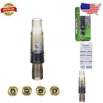 High-Value Coon Squaller Call - USA Made, Black, Attracts Raccoons & Predators - Image 1 of 4