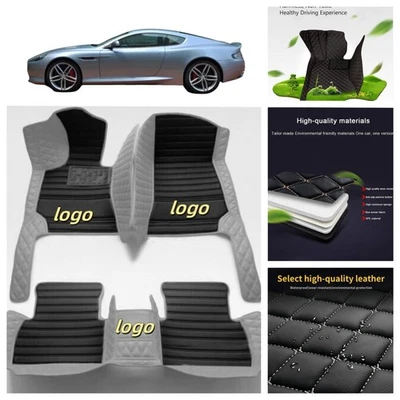 For Aston Martin DB9 Car Floor mats All Weather Custom Waterproof Auro Carpets - Image 1 of 4