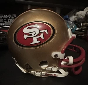 Vintage 1995 Riddell NFL San Francisco 49ers Mini Football Helm Größe 3 5/8 - Bild 1 von 7
