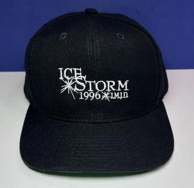 Винтажный Ice Storm 1996 I.M.J.D. Черная бейсболка Spokane WA кепка Otto - Изображение 1 из 4