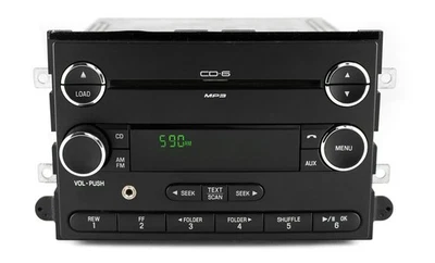 Radio CD mp3 Ford Fusion Milan Premium AM FM 6 discos con iPod auxiliar 9E51-18C815-DA Foto 1 de 4