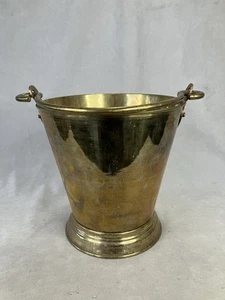 vintage brass bucket - Picture 1 of 9
