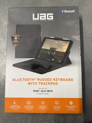 Funda con Teclado Resistente Bluetooth UAG con Trackpad para iPad 10.2" 7ª 8ª 9ª Generación  Foto 1 de 2