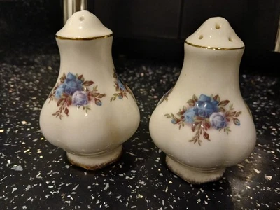 ROYAL ALBERT MOONLIGHT ROSE SALT AND PEPPER - Image 1 of 3