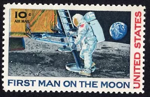 Scott #c76 First Man on the Moon Airmail Single Stamp - MNH - Picture 1 of 1