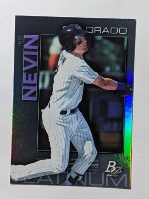 2020 Bowman Platinum Top Prospects #TOP-58 Tyler Nevin - Image 1 of 2