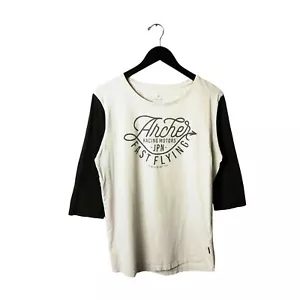Ninety One Archer Fast Flying T Shirt Classic Graphic Tee 3/4 Sleeve Cotton XL - Picture 1 of 12