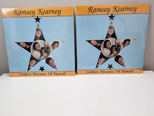 2x RAMSEY KEARNEY Golden Dreams Of Hawaii LP SEALED 1990 Rare LITTLE ROY WIGGINS - Picture 1 of 6